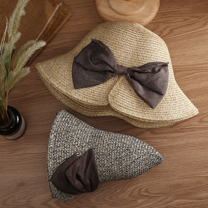 Sun hat ladies summer Korean fashion sun hat seaside straw hat sunscreen travel big eaves beach hat wholesale