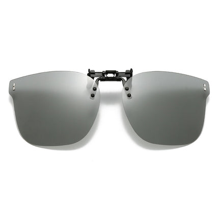 2024 New Style Sunglasses Clip-On Metal Rice Nail Polarized Clip-On Glasses Flip-Up Myopia Glasses Clip-On Sunglasses Wholesale