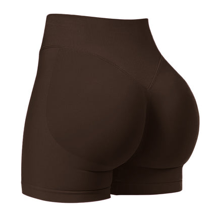 In Stock & Cross-Border Dfyne Popular Moisture-Wicking Quick-Drying Yoga Pants for Women, Tight-Fitting Peach Butt Sports Fitness Shorts