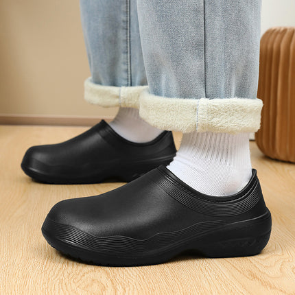 Wholesale Chef Shoes Waterproof, Non-Slip, Waterproof, Four-Season Wear, Canteen Hotel Special Kitchen Work Shoes, High-End Labor Protection Shoes