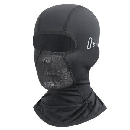 Outdoor Riding Sunscreen Ice Silk Headgear Moisture-absorbing Quick-drying Breathable Face Motorcycle Bicycle Helmet Sweat-absorbing Lining