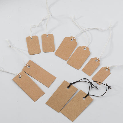 Label elastic rope label price small tag card jewelry packaging material handmade diy homemade material accessories
