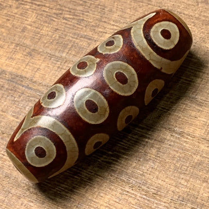 Wholesale High-Quality Xizang Dzi Beads, Old Agate Dragon Dzi Beads, Nine-Eye Dzi Beads, Xizang Agate Dzi Beads, Loose Bead Accessories
