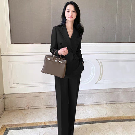 Small Suit Jacket Women's Suit Business Wear Temperament Goddess Fan Korean Casual Fashion Dress OL Work Clothes