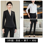 Black suit + 8180 black pants + 6836 white shirt / S