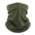 Army green (bird's eye neck gaiter) / One size fits all