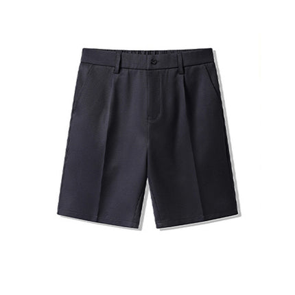 2025 Summer Thin Breathable Unisex Five-Point Shorts Solid Color Loose Casual Comfortable Suit Shorts