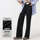 S97 dark gray-extended-velvet casual pants / M code [recommended 47.5-55kg]