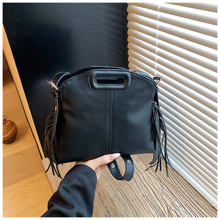 Ins Foreign Style One-Shoulder Tassel Bag Women's 2025 New Versatile Crossbody Bag Bags Cross-Border Women's Bag Wholesale