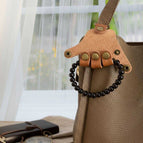Brown palm keychain