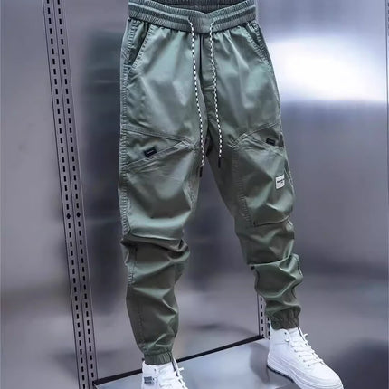 Men's 2025 Daily Simple Workwear Casual Pants Summer Loose Leggings Trendy Nine-Point Pants Casual Pants