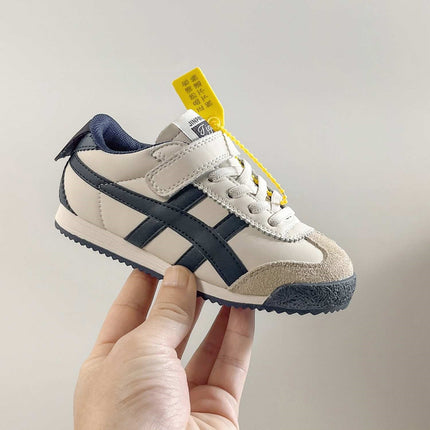 Genuine Leather Children's Forrest Gump Shoes 2026 Spring New Model Boys' Sports Shoes with Soft Non-Slip Soles and Girls' Breathable Mesh Sneakers