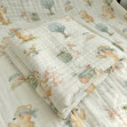 Six layers of super soft bamboo cotton-squirrel gift / 105 by 105cm