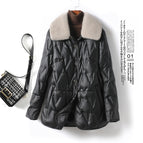 Black gray mink hair / M
