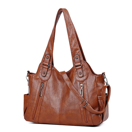 Cross-border Women's Bag Portable Shoulder Bag Large Capacity All-match Women's Tote Bag Vegetable Basket Bag Shoulder Crossbody Bag