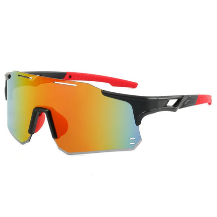 New Men's and Women's Outdoor Sports Glasses Cross-Border Color-Changing Sunglasses Fashion Trend European and American Windproof Cycling Sunglasses