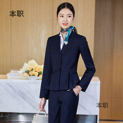 Property Sales Department Customer Service Work Clothes Jewelry Store Hotel Suit Business Wear Slim Fit Aviation Stewardess Case Field Uniform