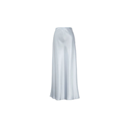 Triacetate Satin Fishtail Skirt Women's Slim Fashionable Hip Skirt Elegant Long Skirt Spring and Summer