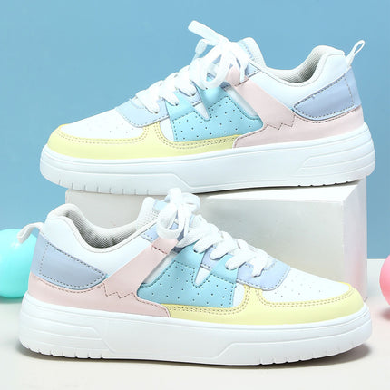 Cross-border Trendy Thick-soled Lovers Soft-soled Comfortable Board Shoes with Straps Fashionable Outdoor Casual White Shoes