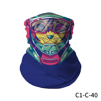 Outdoor Seamless Versatile Magic Headscarf for Men and Women, Cycling Mask, Neck Gaiter, Windproof Neck Scarf, Summer Sun Protection, Quick-Drying