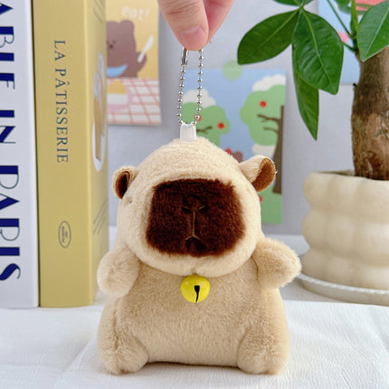 Internet Popular Cute Cute Cappibala Pendant Plush Toy Doll Capybara Bag Pendant Keychain Doll Doll