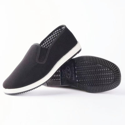 Old Beijing Cloth Shoes Casual Cloth Shoes Driving Exercise Running Comfortable Breathable Soft Sole Wear-resistant Non-slip Black Cloth Shoes