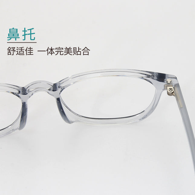 In-Stock Youth Eyeglass Frames Tr90 for Primary and Secondary School Students, Square Style, Fresh and Simple Design, Unisex Eyeglass Frames and Lenses