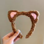 Brown cat ear headband (B1333)