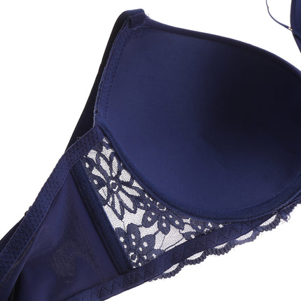 Lace Deep V Elegant Purple Push-Up Bra Shopee Amazon Luxury Adjustable Burgundy Shaping Bra