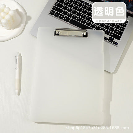 A4 folder paper material storage box student board clip writing pad multifunctional office file storage box