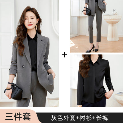High-end suit suit women's spring and autumn new jewelry hotel front desk work clothes temperament professional formal suit jacket