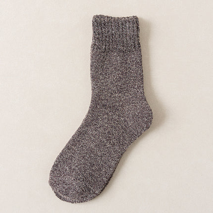 Socks Men's Autumn and Winter fleece-lined Thickened Warm Terry Socks Men's Towel Socks Winter Floor Socks Extra Thick Cotton Socks