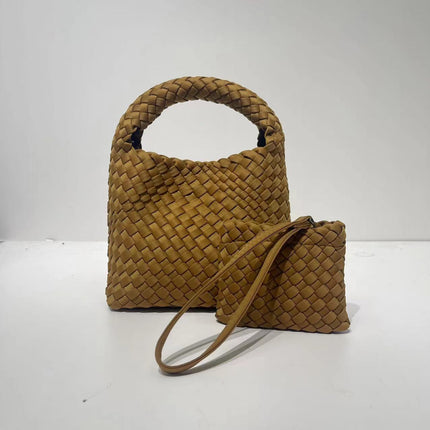 Neoprene Woven Chain Crossbody Bag / Sac Tressé Néoprène Chaîne