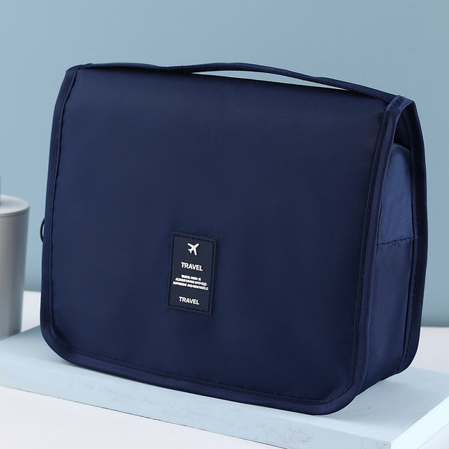 Ins-Style Toiletry Bag, Portable Women's Handbag, Striped Waterproof Makeup Bag, Antibacterial Ins-Style