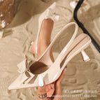 Beige crinkle mirror / 38
