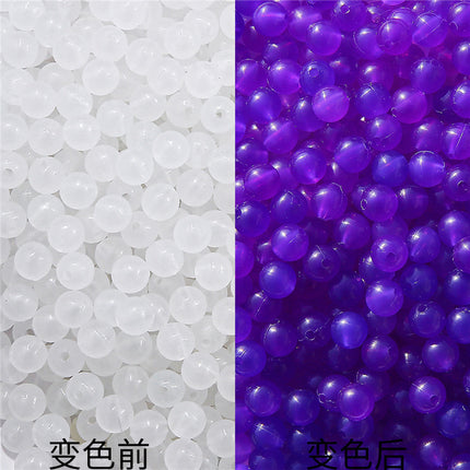 Acrylic UV Color-changing Beads Round Beads Handmade DIY Jewelry Accessories Homemade Bracelet Bracelet Beaded Material