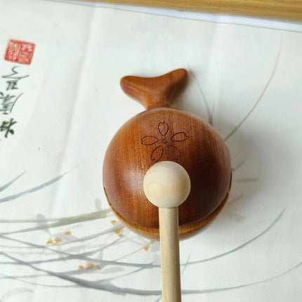 Wooden Fish Decompression Solid Wood Work Crazy Desktop Small Ornaments Sakaban turtle Emotional Stability Office Toy