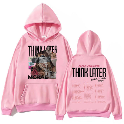 Tate Mcrae the Think Later World Tour 2024 Tour Hoodie Haraj