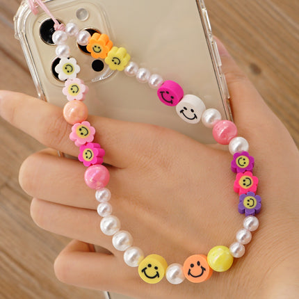 Factory direct supply handmade beaded mobile phone lanyard bluetooth speaker lanyard flashlight fan selfie stick U disk sling