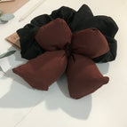 F35 cotton-filled hair tie red coffee color