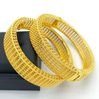 B- 516 gold plated open bracelet