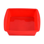 Square cake mold [red]