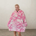 Pink tie dye / One size fits all: length 110cm / bust 160cm / weight 850g