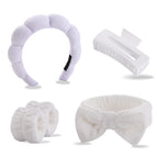White 5-piece set (stitched interface wrist strap)