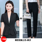 Black suit black pants / S