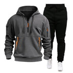 Dark gray black pants / S