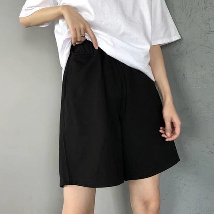 2024 New Autum Dark Gray Sweatpants Women's Loose Sweatpants Banana Pants Hiphop Elastic Waist Wide Leg Pants