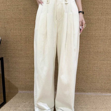 Dtwo Autumn and Winter New Product Korean Style Niche Design Original Hot Girl Pants 5305063