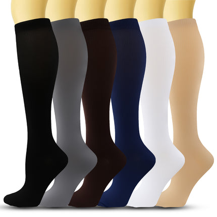 Amazon elastic socks cycling long tube compression socks for men and women calf outdoor fitness running sports compression socks