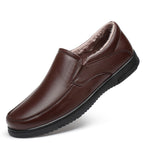 Brown [legged cotton shoes]] / 37